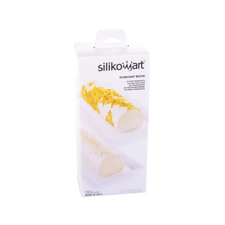 Starlight Bûche Mold with Star Effect, Silikomart