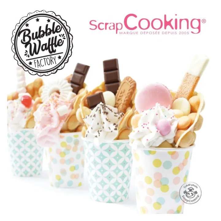 Waffle Iron Bubble Waffle Factory – 700 Watts