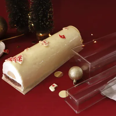 Weihnachtsbûche-Set mit Einsatz und Schachtel