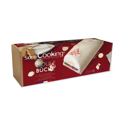Weihnachtsbûche-Set mit Einsatz und Schachtel