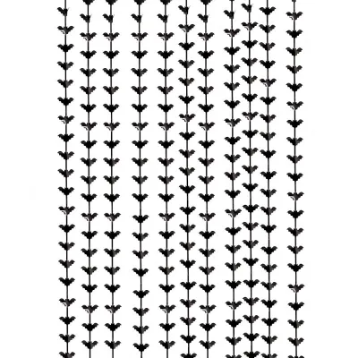 Fransenvorhang Fledermäuse schwarz – Halloween Deko
