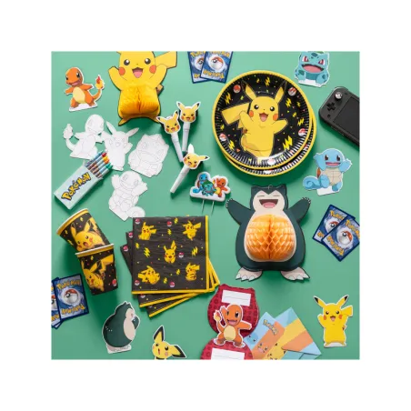 Decorazioni a nido d'ape Pokémon, set da 3