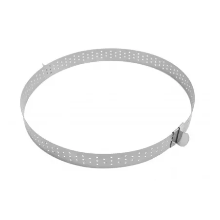 Perforated tart ring adjustable – 16 to 30 cm