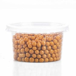 Perle croccanti al caramello salato, 40 g