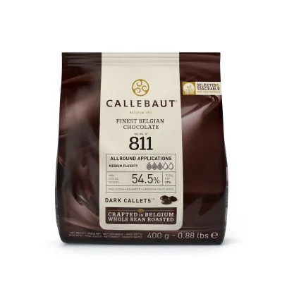 Callebaut Dunkle Schokolade 55%, 400 g