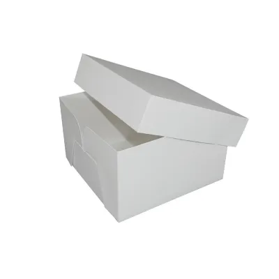 Scatola per dolci rettangolare bianca 45,7 x 35,6 x 15,2 cm