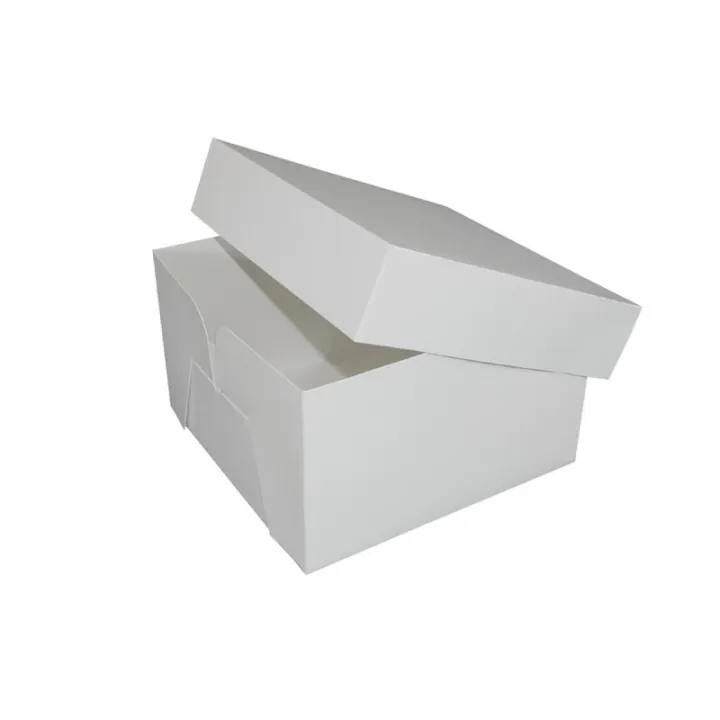 Scatola per dolci rettangolare bianca 45,7 x 35,6 x 15,2 cm