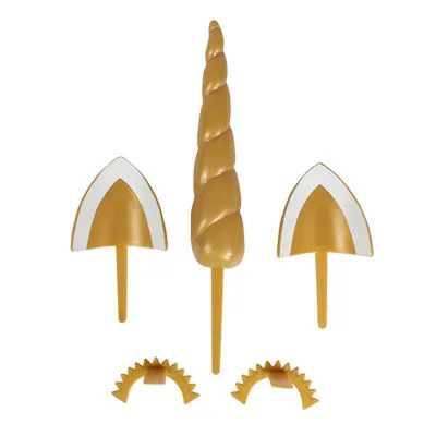 Set de décoration pour gâteau Licorne, 5 pièces