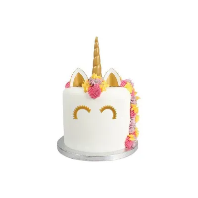 Set de décoration pour gâteau Licorne, 5 pièces