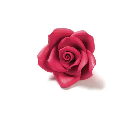 Large sugar roses, red
