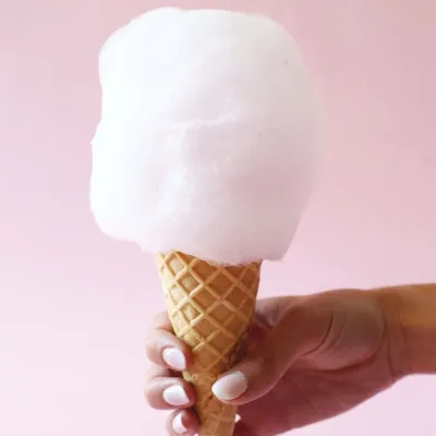 Fertige Zuckerwatte Weiss, 35 g