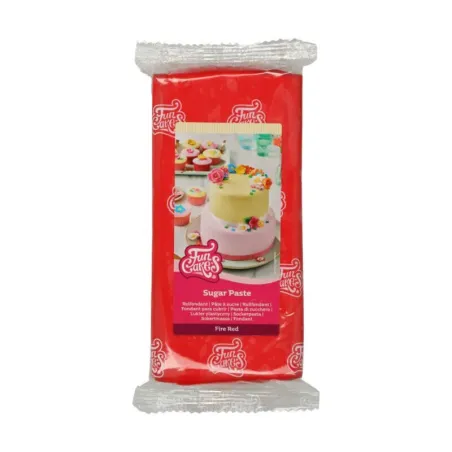 FunCakes rotolo di fondente rosso fuoco, 1 kg