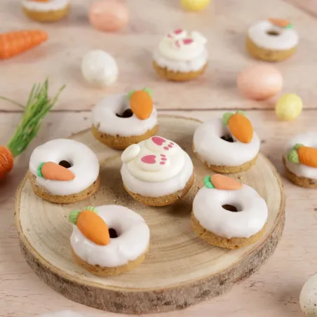 Sugar decoration carrots, 12 pieces