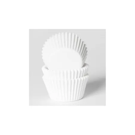 White mini paper cups, 60 pieces