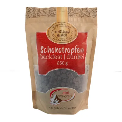 Schokoladentropfen Dunkel, Backfest