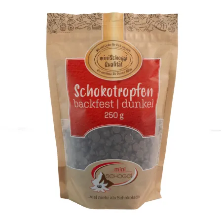 Schokoladentropfen Dunkel, Backfest