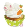 Décor en sucre Lapin & Carotte, 8 pièces