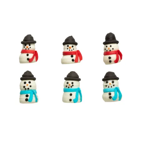 Decorazioni di zucchero di Babbo Natale, 6 pezzi