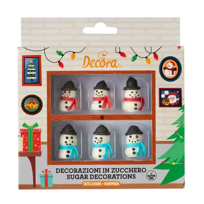 Christmas sugar decorations