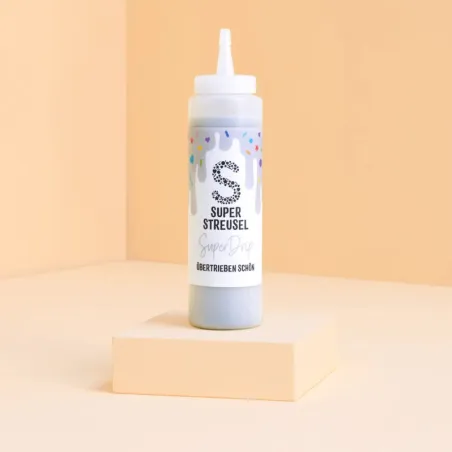 Super Streusel Drip Cake Glaçage gris clair, 300 g