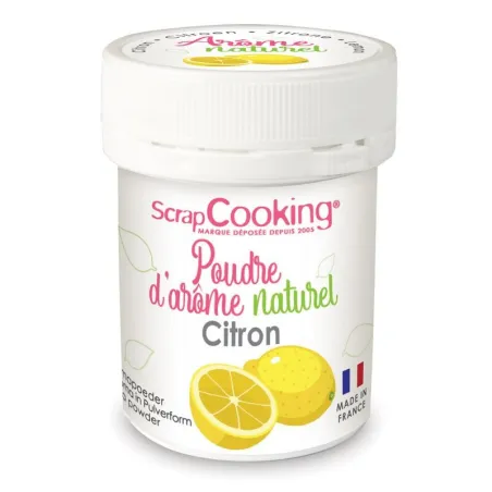 Aroma naturale in polvere di limone, 15 g