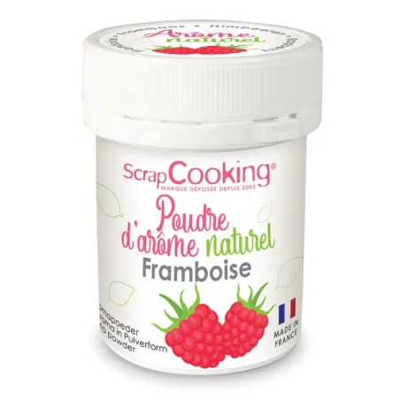 Aroma naturale in polvere di lampone, 15 g