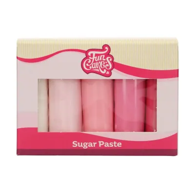 FunCakes Rollfondant Multipack Pinktöne, 5x100g