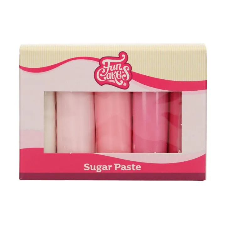 FunCakes Rollfondant Multipack Pinktöne, 5x100g