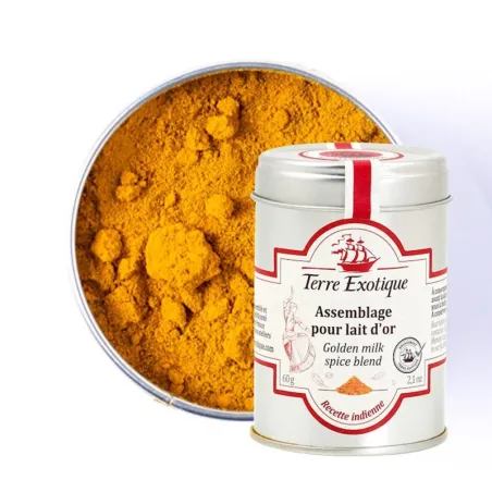 Mélange d'épices Golden Milk, 60g
