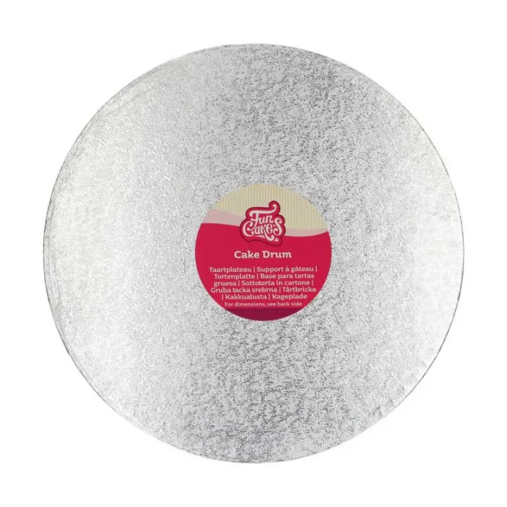Cake plate round Ø 30.5 cm, silver