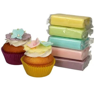 FunCakes Rollfondant Multipack Pastellfarben, 5x100g