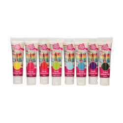 FunCakes Gel-Lebensmittelfarbe Starterset mit 8 Farben