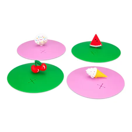 Couvercle en silicone pour bocaux, 4 pièces