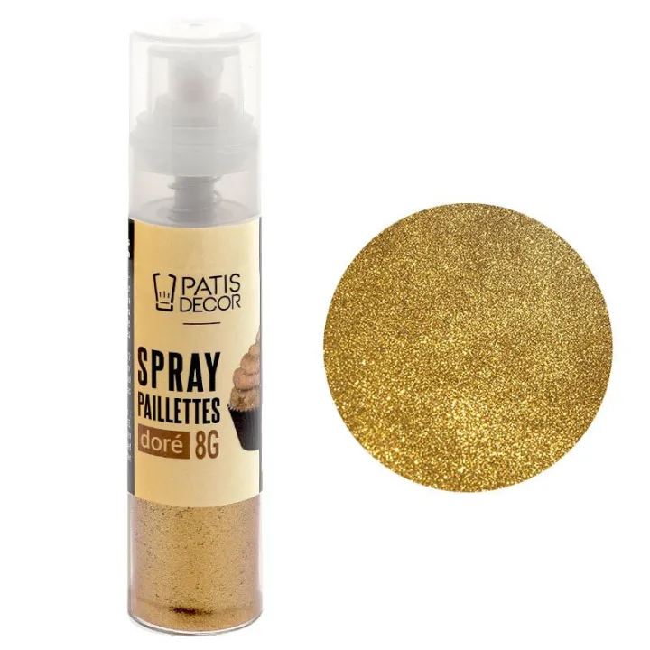 Glitter spray oro, 8 g
