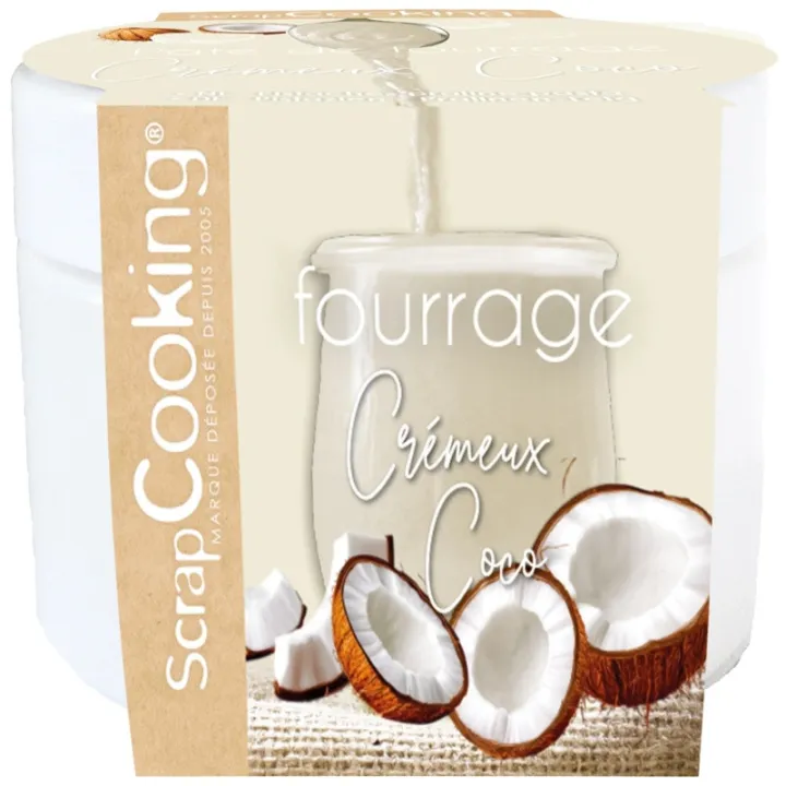 Ripieno cremoso al cocco, 200 g