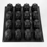 Silicone mold skull, 16 pieces