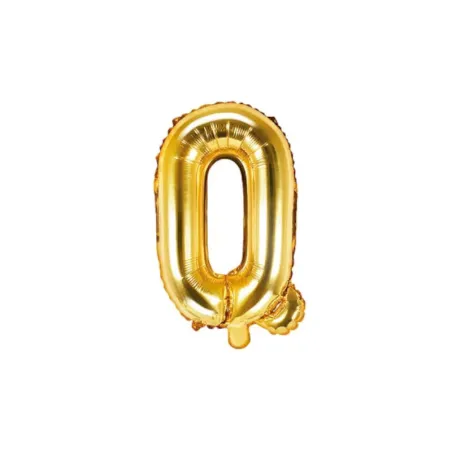Ballon lettre dorée Q – 35 cm