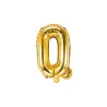 Gold Letter Balloon Q – 35 cm