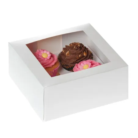 Cupcake box for 4 cupcakes, 1 piece