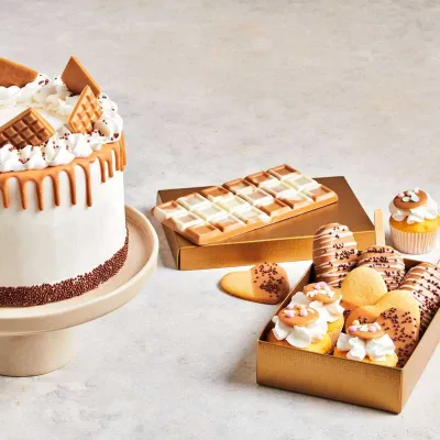 Cake icing with caramel flavor, 250 g