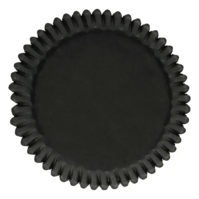 FunCakes Cupcakes-Backförmchen Schwarz, 48 Stück