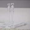 Cuore di bolle di sapone, 24 pezzi.