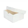 White cake box 20.3 x 20.3 x 13.2 cm