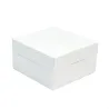 Boîte à gâteaux blanche 20.3 x 20.3 x 13.2 cm