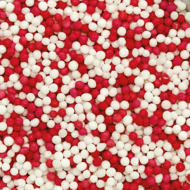 Nonpareils rosso-bianco, 100 g