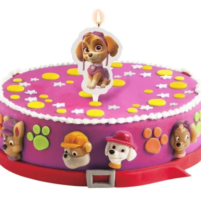 Candle Paw Patrol 2D Skye, 7.5 cm
