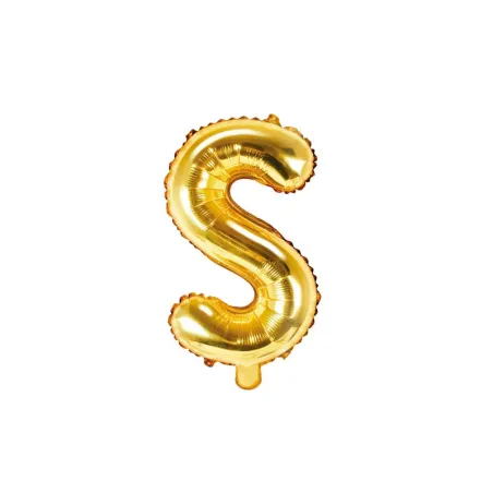 Golden Letter Balloon S – 35 cm