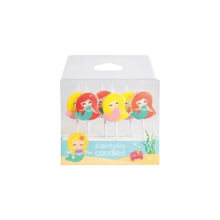 Bougies sirène, 6 pièces