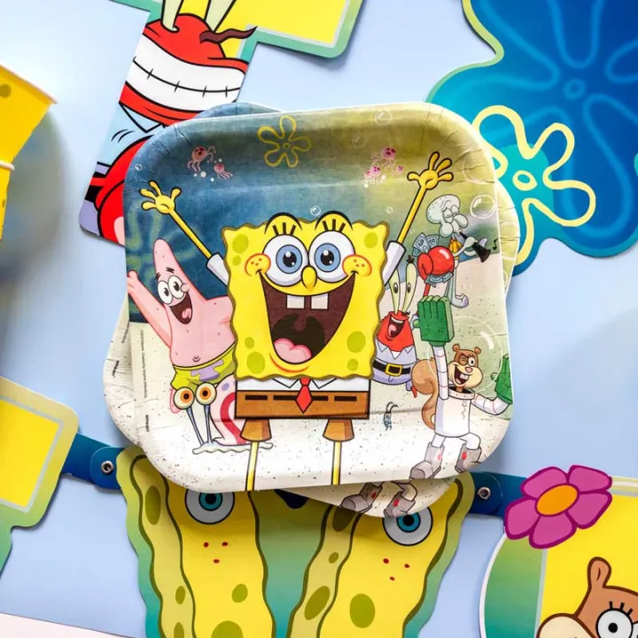 Piatto di carta SponeBob, 8 pezzi