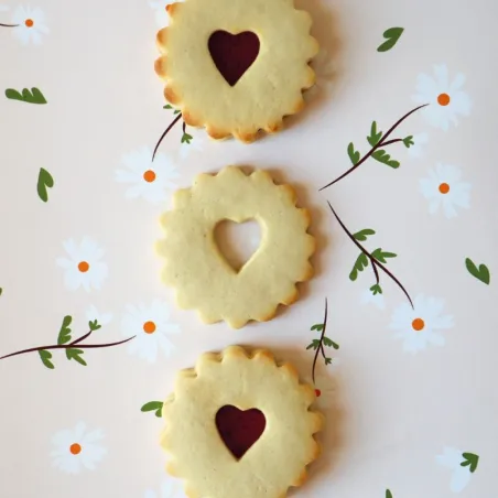 Spitzbuben Cookie Cutter Set 4-piece – Linzer Christmas cookies with pattern